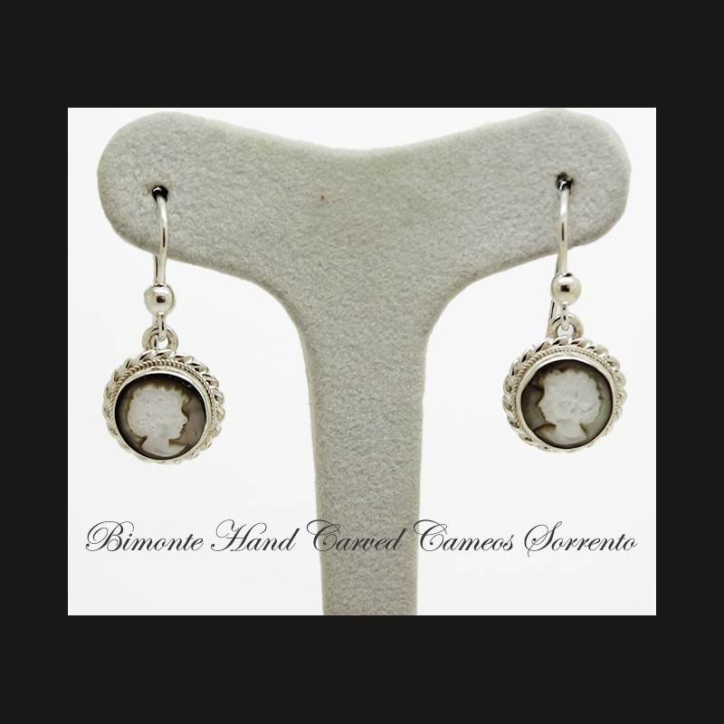 "Bright Venus"Cameo Earrings