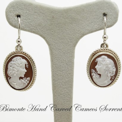 "Bella" Cameo Earrings