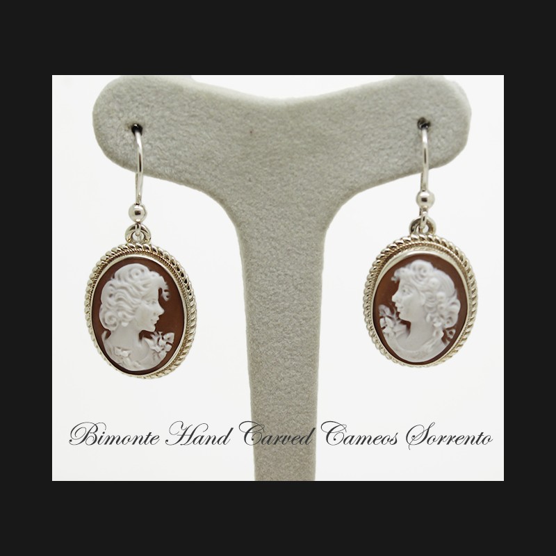 "Bella" Cameo Earrings