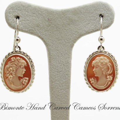 "Bella" Cameo Earrings