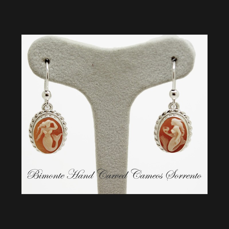 "Sirens"Cameo Earrings