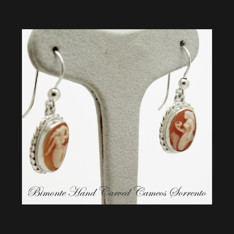 "Sirens"Cameo Earrings