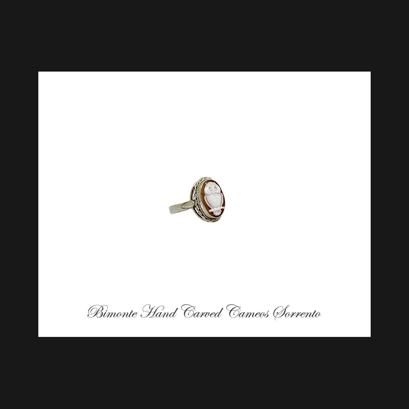 ''Owl'' Cameo Ring