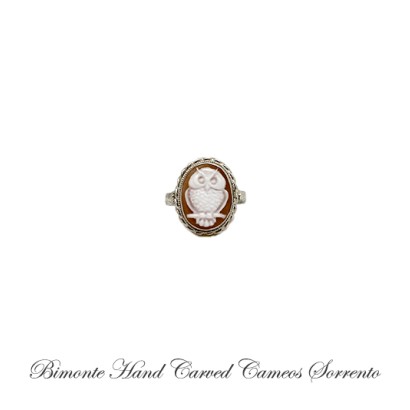 ''Owl'' Cameo Ring
