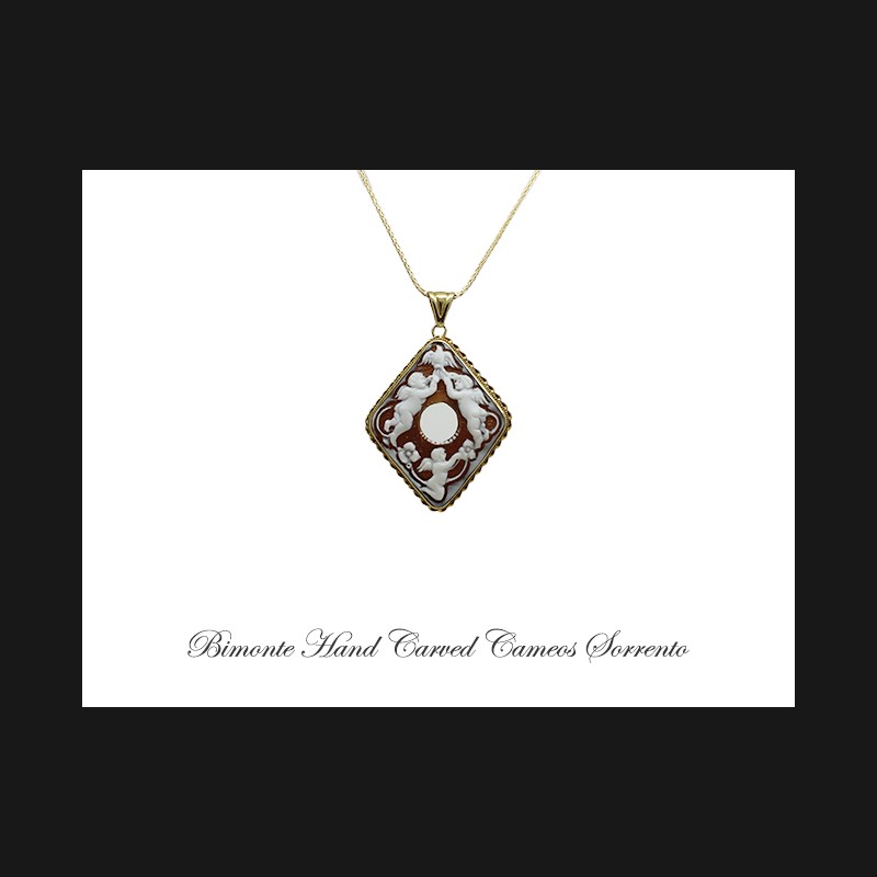 ''My Little Angels'' Cameo Necklace