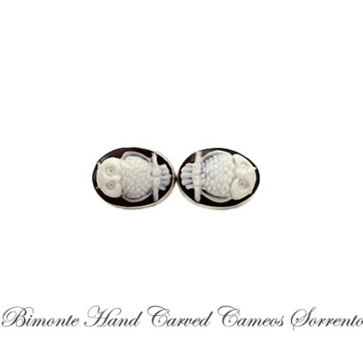 ''Owl'' Cameo Cufflinks