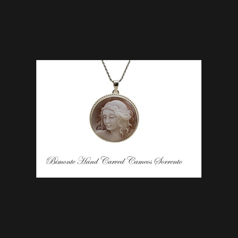 "La Scapigliata"Cameo Necklace