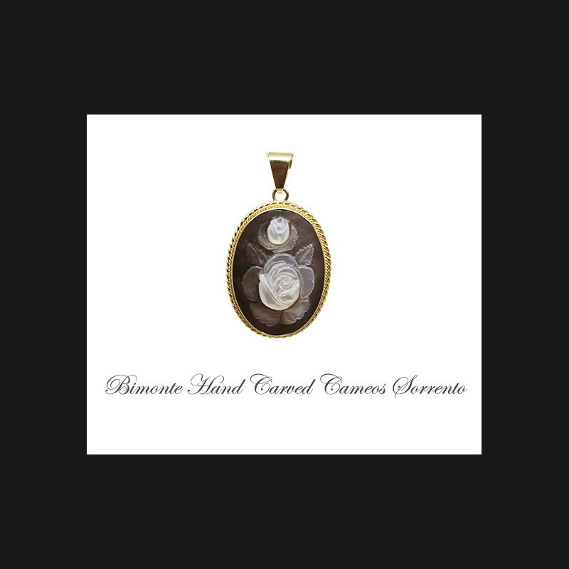 "Rose" Cameo Pendant