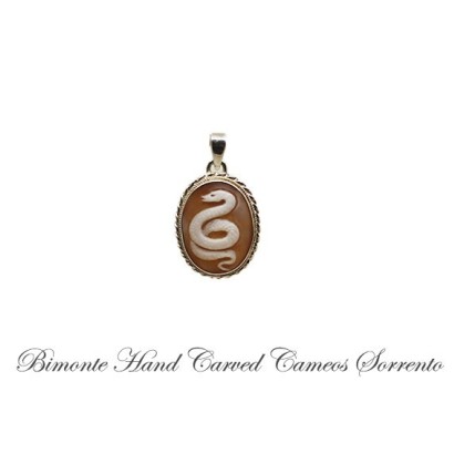 "Snake"Cameo Pendant