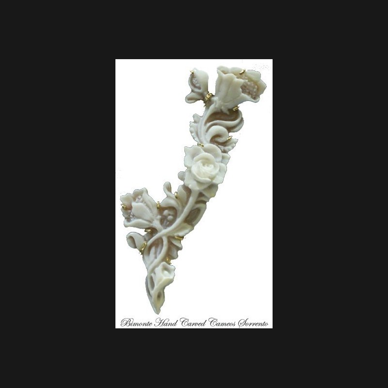 "The Sign of Flora" Cameo Brooch