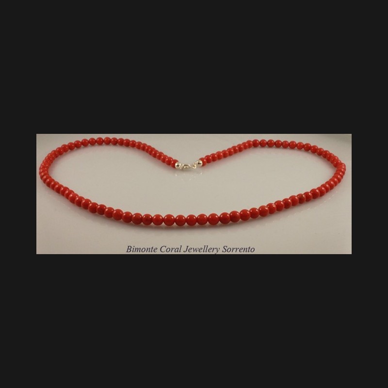 Traditional Red Coral Necklace