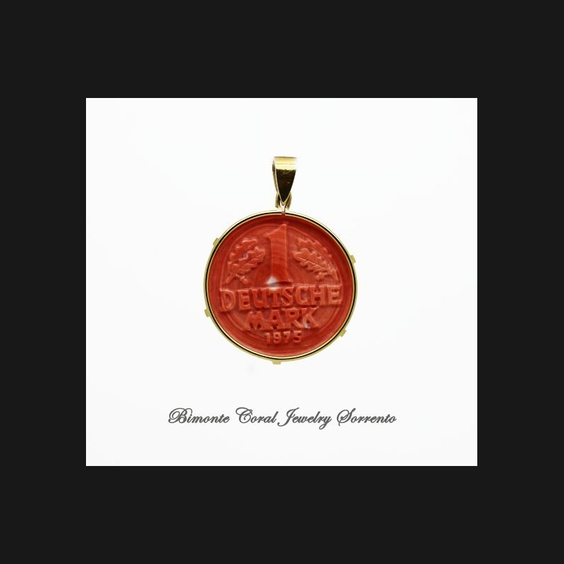 Deutsche Mark Coral Pendent