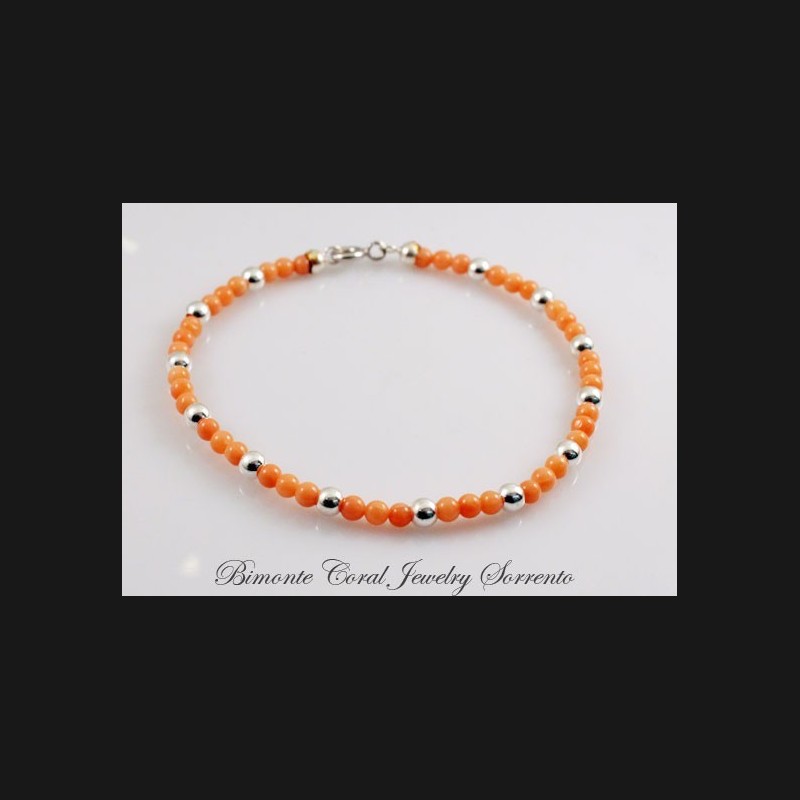 "Niseos" Pink Coral Bracelet