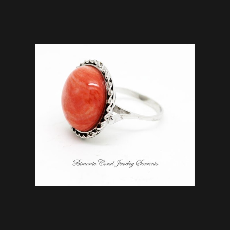 "BonBon" Coral Ring