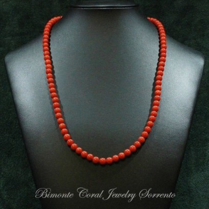 5,1/4 - 5,1/2 mm Red Italian Coral