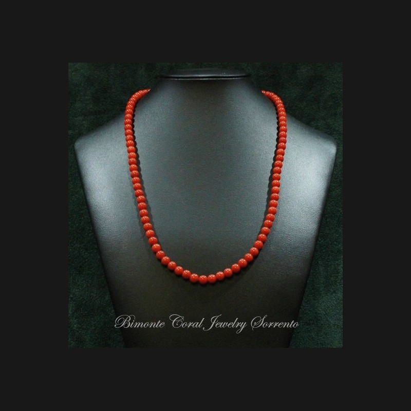 5,1/4 - 5,1/2 mm Red Italian Coral