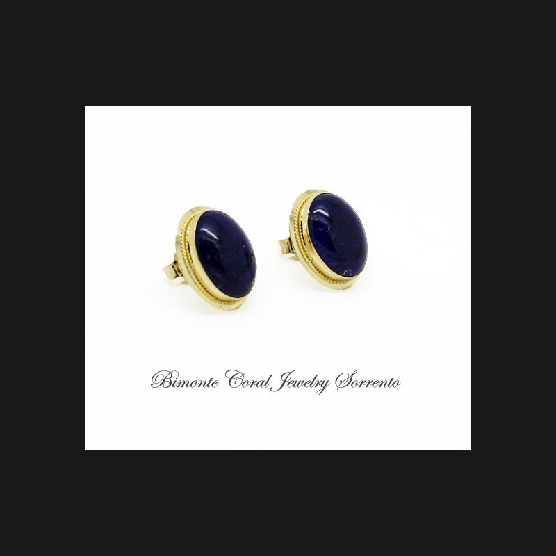 Lapis Lazuli Stone Earrings