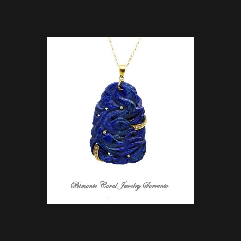 "Amulet" Lapis Lazuli Stone Necklace