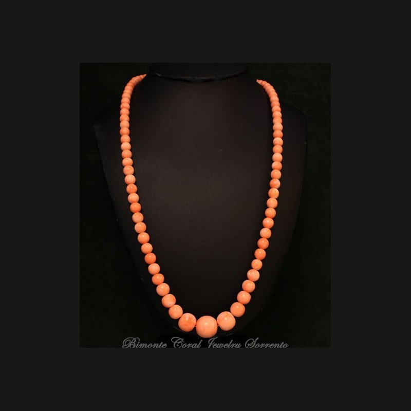 "Rosaduntempo" Pink Coral Necklace
