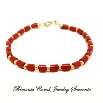 Red Italian Coral Bracelet
