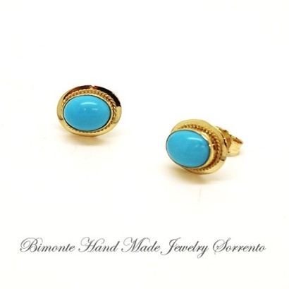 "Piccoli" Turquoise Stone Earrings