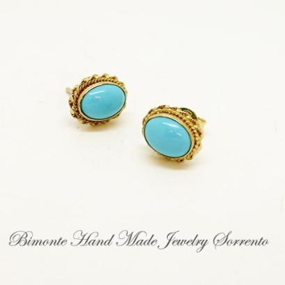 "Piccoli" Turquoise Stone Earrings