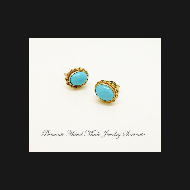 "Piccoli" Turquoise Stone Earrings