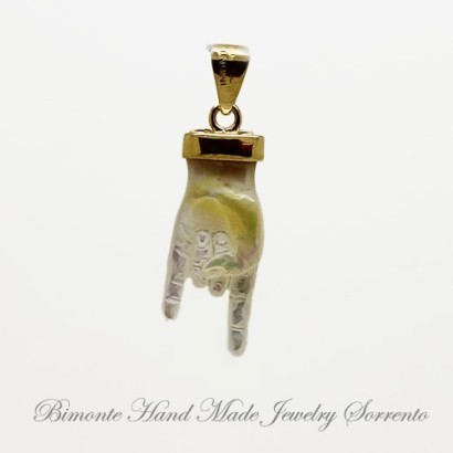 "Malocchio" Mother pf Pearl Amulet